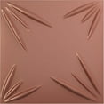 thumbnail image 1 of 19 5/8"W x 19 5/8"H Inula EnduraWall Decorative 3D Wall Panel, Universal Pearl Metallic Champagne Pink (Covers 2.67 Sq. Ft.), 1 of 6