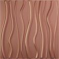 thumbnail image 1 of 19 5/8"W x 19 5/8"H Jackson EnduraWall Decorative 3D Wall Panel, Universal Pearl Metallic Champagne Pink (Covers 2.67 Sq. Ft.), 1 of 6