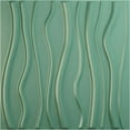 thumbnail image 1 of 19 5/8"W x 19 5/8"H Jackson EnduraWall Decorative 3D Wall Panel, Universal Pearl Metallic Sea Mist (Covers 2.67 Sq. Ft.), 1 of 6