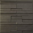 thumbnail image 1 of 19 5/8"W x 19 5/8"H Offset Brick EnduraWall Decorative 3D Wall Panel, Universal Aged Metallic Weathered Steel (Covers 2.67 Sq. Ft.), 1 of 6