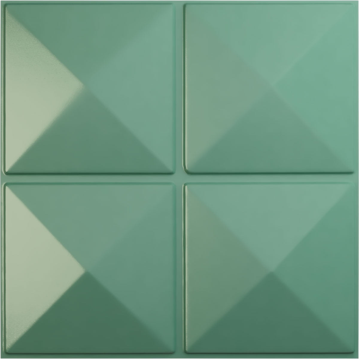 19 5/8"W x 19 5/8"H Richmond EnduraWall Decorative 3D Wall Panel, Universal Pearl Metallic Sea Mist (Covers 2.67 Sq. Ft.)
