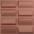 thumbnail image 1 of 19 5/8"W x 19 5/8"H Robin EnduraWall Decorative 3D Wall Panel, Universal Pearl Metallic Champagne Pink (Covers 2.67 Sq. Ft.), 1 of 6