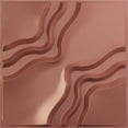thumbnail image 1 of 19 5/8"W x 19 5/8"H Rogue EnduraWall Decorative 3D Wall Panel, Universal Pearl Metallic Champagne Pink (Covers 2.67 Sq. Ft.), 1 of 6