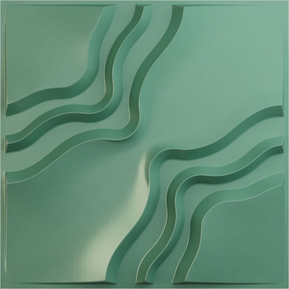 Universal Pearl Metallic Sea Mist 3D Textured PVC Wall Panel
