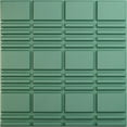 thumbnail image 1 of 19 5/8"W x 19 5/8"H Stacked EnduraWall Decorative 3D Wall Panel, Universal Pearl Metallic Sea Mist (Covers 2.67 Sq. Ft.), 1 of 6