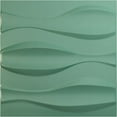 thumbnail image 1 of 19 5/8"W x 19 5/8"H Thompson EnduraWall Decorative 3D Wall Panel, Universal Pearl Metallic Sea Mist (Covers 2.67 Sq. Ft.), 1 of 6
