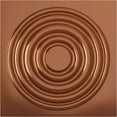 thumbnail image 1 of 19 5/8"W x 19 5/8"H Wade EnduraWall Decorative 3D Wall Panel, Bright Coat Copper (Covers 2.67 Sq. Ft.), 1 of 6