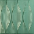 thumbnail image 1 of 19 5/8"W x 19 5/8"H Willow EnduraWall Decorative 3D Wall Panel, Universal Pearl Metallic Sea Mist (Covers 2.67 Sq. Ft.), 1 of 6