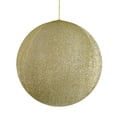 thumbnail image 1 of Northlight Inflatable Tinsel Christmas Ball Ornament Commercial Outdoor Decoration - 19.5" - Gold, 1 of 3