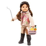 Gotz Hannah Loves Horseback Riding - 19.5 Standing Poseable Doll, Equestrian Outfit & Helmet, Horse Grooming Accessories, Collectible Toy, Kids 3+