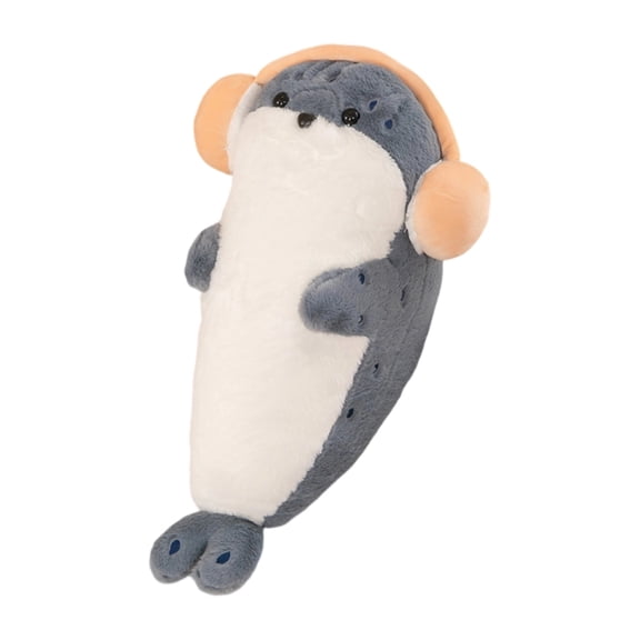 19.5-Inch Seal Plush Toy, Stuffed Ocean Animal Soft Toy - Soft Plush Fabric, Comfortable Pillow For Sleep, Ocean Animal Decor Accent - Gift For Him, Gift For Her, Birthday