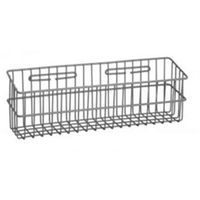 19.5 in. L x 6 in. W x 4.5 in. D Metal Medical Storage Basket