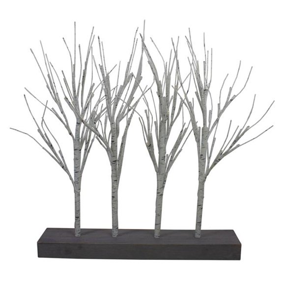 19.5 in. LED Battery Operated Warm White Cluster Tree