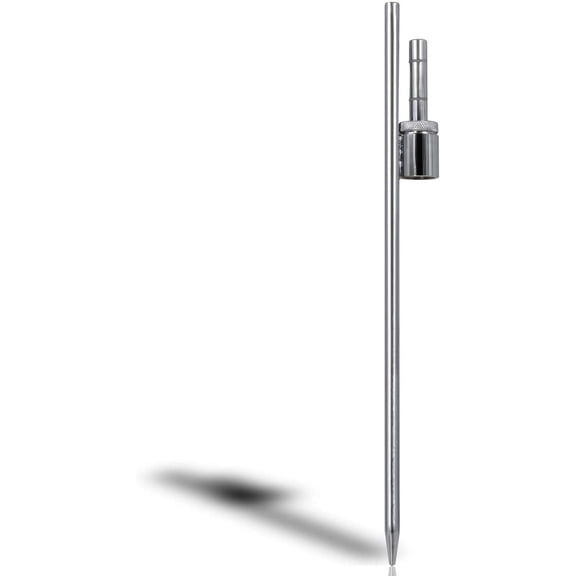 19.5-inch Ground Stake - Stainless Steel Spike with Sleeve Bearing - Fits Flutter Banner Flag Poles with a 0.65" Inner Diameter - Feather Flagpole and Flag not Included, Stake Only