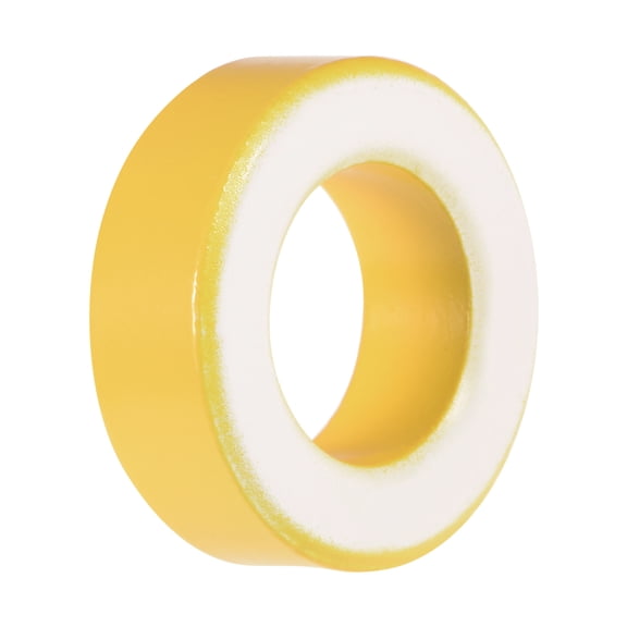19.5 x 33.5 x 11.1mm Ferrite Ring Iron Powder Toroid Cores Yellow White