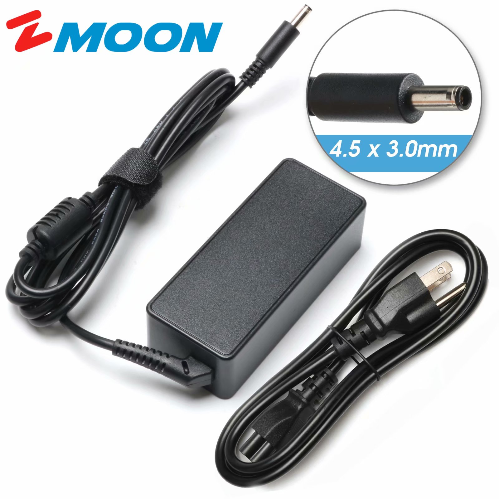 19.5V 2.31A 45W AC Adapter Charger for Dell Inspiron 11 13 14 17 15 5000 3000 7000 Series 5559 5558 5570 HK45NM140 LA45NM131 LA45NM140 HA45NM140 KXTTW LA45NM121 Laptop Power Supply Cord - image 1 of 11