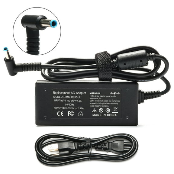 19.5V 2.31A 45W Laptop AC Power Adapter Charger for HP Stream 11 13 14 HP Split 13 x2 13-g110dx 13-m010dx HP Chromebook 14-x Series 14-x013dx HP 15-r132wm