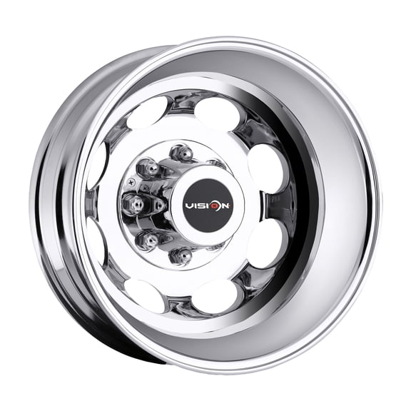 19.5x6.75 Vision 181 Hauler Dually Rear Chrome Wheel 8x170 (-143mm)