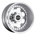 thumbnail image 1 of 19.5x6.75 Vision 181 Hauler Dually Rear Machined Wheel 8x6.5 (-143mm), 1 of 2
