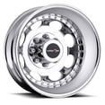 thumbnail image 1 of 19.5x6.75 Vision 181H Hauler Duallie Chrome Rear Wheel 8x6.5 (-143mm), 1 of 2