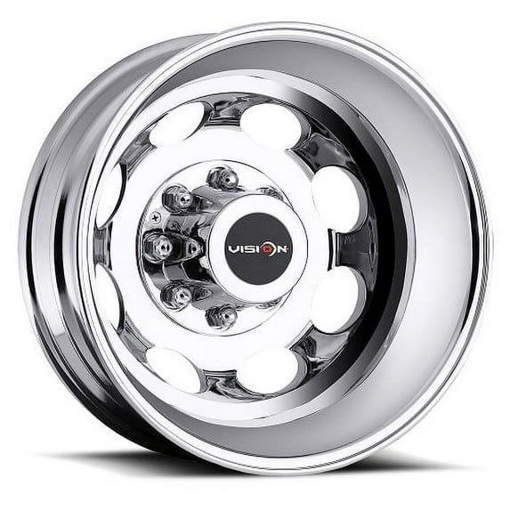 19.5x6.75 Vision 181H Hauler Duallie Machined Rear Wheel 8x6.5 (-143mm)