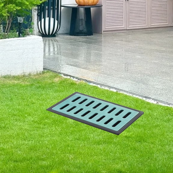 19.6*11.8*23.6in Large Catch Basin with Grate for Drainage Yard Downspout Lawn Municipal Pipeline