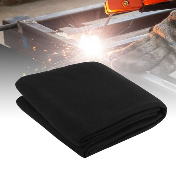 19.6"  19.6 Carbon Felt Welding Blanket Fireproof, 5mm Thinkness Heat Resistant Flame Retardant Protective Mat Up To 1800F for grill,stove,pit,soldering (1 Pcs)
