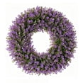thumbnail image 1 of 19.6 Inch Boxwood Wreath for Front Door, Artificial All Season Spring Wreath for Outdoor & Indoor Use, UV Resistant Farmhouse Decor for Porch, Wall, Wedding, and St. Patrick's Day, 1 of 6