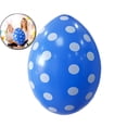 thumbnail image 1 of 19.6 Inch Easter Inflatable Egg Outdoor Decorations Easter Blow up Yard Decorations Yard Lawn Decor Bunny Colorful Eggs Inflatable Ornaments for Garden, 1 of 5
