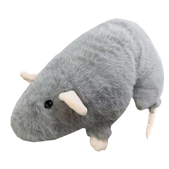 19.6" Rat Plush Pillow - Super Soft Stuffed Animal Cuddle Pillow for Bed & Sofa, Cute Room Decor, Adorable Plushie Toy Gift for Kids, Teens and Adults