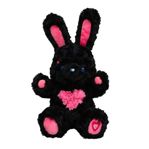 19.6 inch Plush Bunny,Cuddly Friend for Boy or Girl - Great Gift for Easter, Birthday,Black