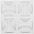 thumbnail image 1 of 19.63 x 19.63 in. York Endura Wall Decorative 3D Wall Panel, White, 1 of 1