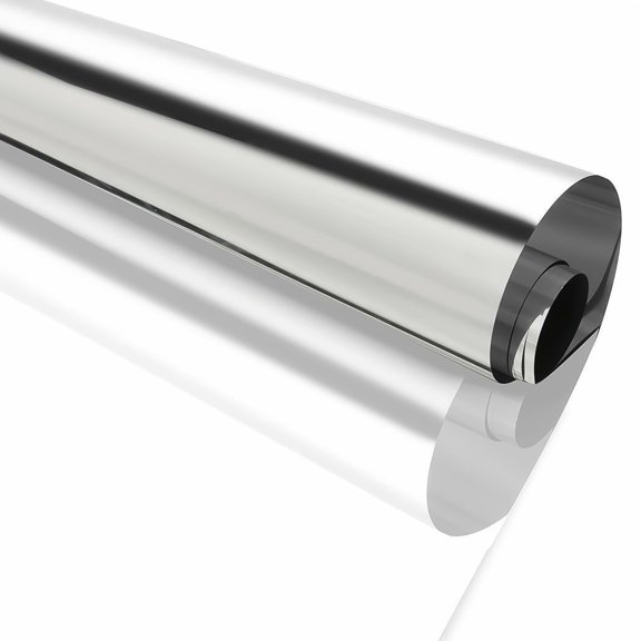 19.68"×39.37" Silver One-Way Mirror Thermal Insulation Window Film for Home Use, Reflects UV Rays, Protects Privacy