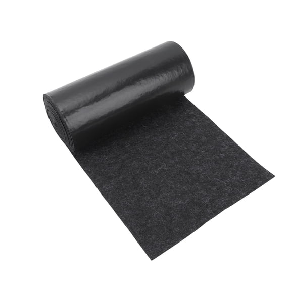19.68ft x 0.98ft Black Polyester Boat Trailer Bunk Carpet Padding, 2mm Thick Waterproof Marine Ramp Cover for Ships and Guides