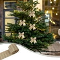 thumbnail image 1 of 19.69 FT Christmas Wired Edge Plaid Ribbon Black and White Buffalo Wrapping Ribbon Gingham Ribbon for Christmas Tree Wreath Gift Wrapping, Crafts, and Decorations, 1 of 6
