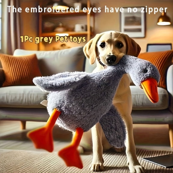 19.69-Inch Soft Plush Stuffed Dog Toy, Suitable for Medium/Large Dogs, Chew-Resistant Plaything and Cuddle Companion