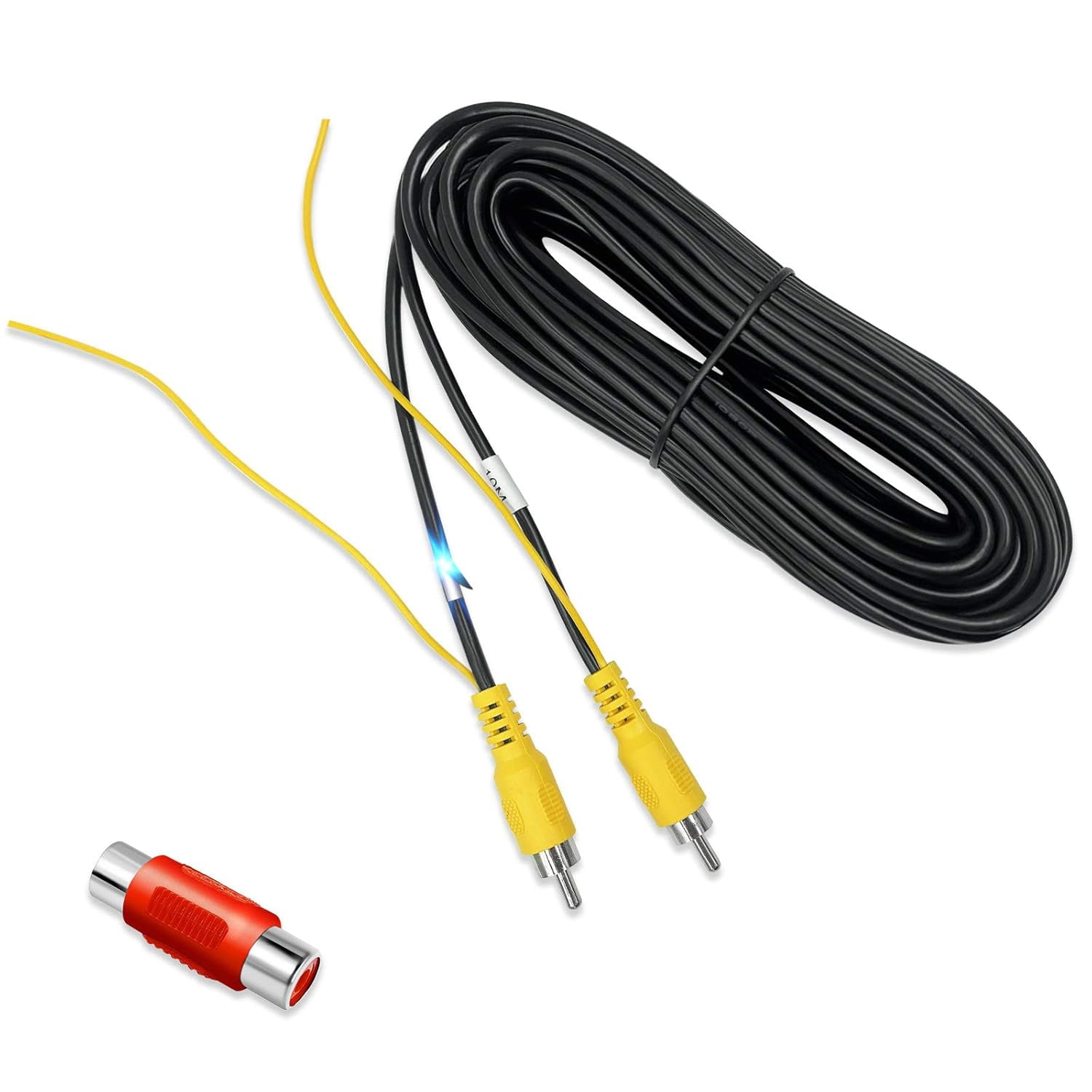 19.6ft Premium Backup Camera Video Cable: Double Shielded Car Rear View ...