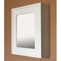 19 7/8" H x 16 7/8" W x 5 1/8" D Wall Mount Mirrored Medicine Cabinet by Fox Hollow Furnishings
