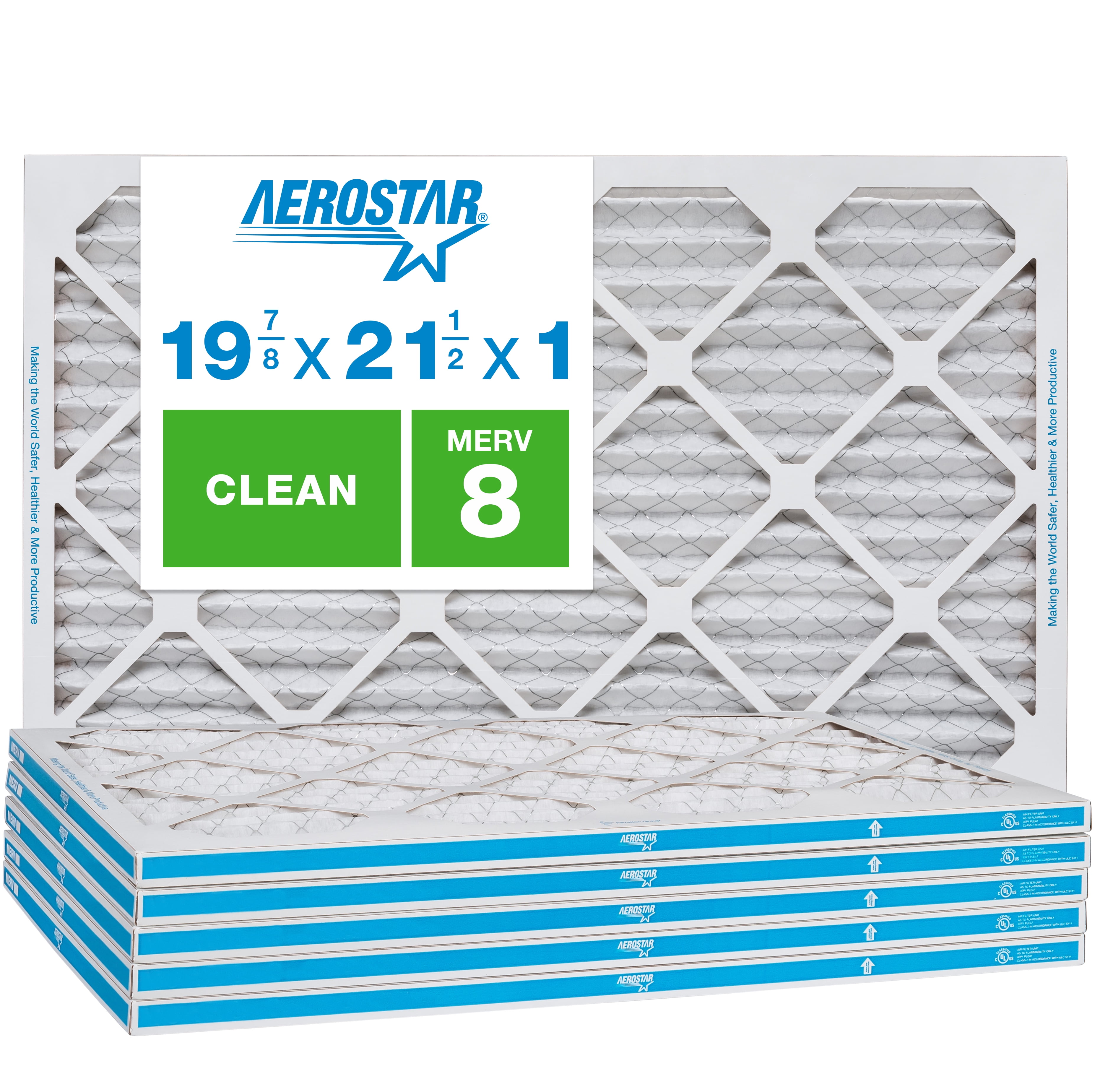 Aerostar Carrier Replacement Filter 19 7/8 x 21 1/2 x 1, MERV 8, 6ct ...