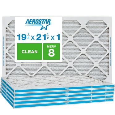 19 7/8 x 21 1/2 x 1 Carrier Replacement Filter by Aerostar - MERV 8, Box of 6