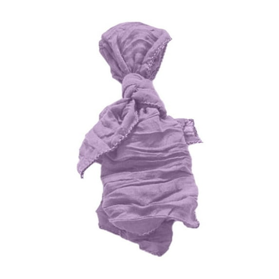 19.7" Cheese Cloth Napkins Polyester Coarse Table Decor - Reusable Wrinkle Retention for Wedding Party Decoration Rustic Table Setting(Purple)
