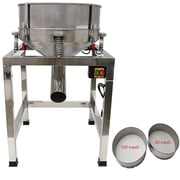 19.7" Electric Sieve Electric Round Stainless Steel Powder Shaker with 40&100 Mesh Screen