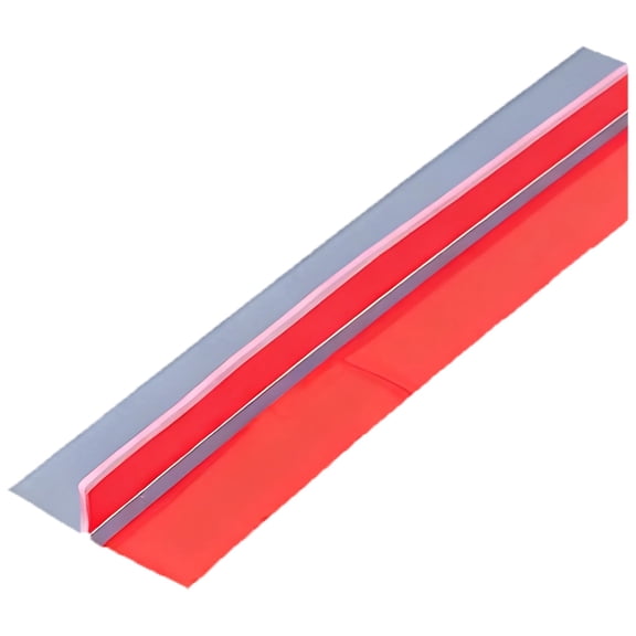 19.7 Ft / 600 cm T-Shaped Peel and Stick Shower Door Seal Strip, 2 in / 5 cm Wide Door Draft Stopper, Seals 0-0.9 in Gap, Strong Adhesive, Weather Stripping