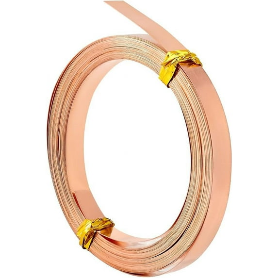 19.7 Ft Flat Copper Wire 0.26 in Wide Flat Copper Wire Copper Jewellery Wire Flat Copper Wire for DIY Jewellery Cladding Handmade Wire
