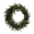 thumbnail image 1 of 19.7 Inch Real Touch Christmas Wreath for Front Door, Large Artificial Cedar and Pine Wreath for Indoor Outdoor Wall, Window, and Farmhouse Fireplace Holiday Decorations, 1 of 6