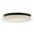 thumbnail image 1 of 12286CLSWBK Maxim Lighting Duo - 19.75 Inch 32W 1 LED Round Flush Mount-Black Finish, 1 of 4