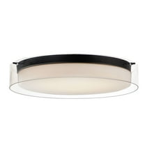 12286CLSWBK Maxim Lighting Duo - 19.75 Inch 32W 1 LED Round Flush Mount-Black Finish
