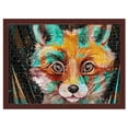 thumbnail image 1 of 19.75x27.5 Frame for Jigsaw Puzzles - Wooden Brown Puzzle Frame For Puzzles Measuring 19.75x27.5 Inches, 1 of 9