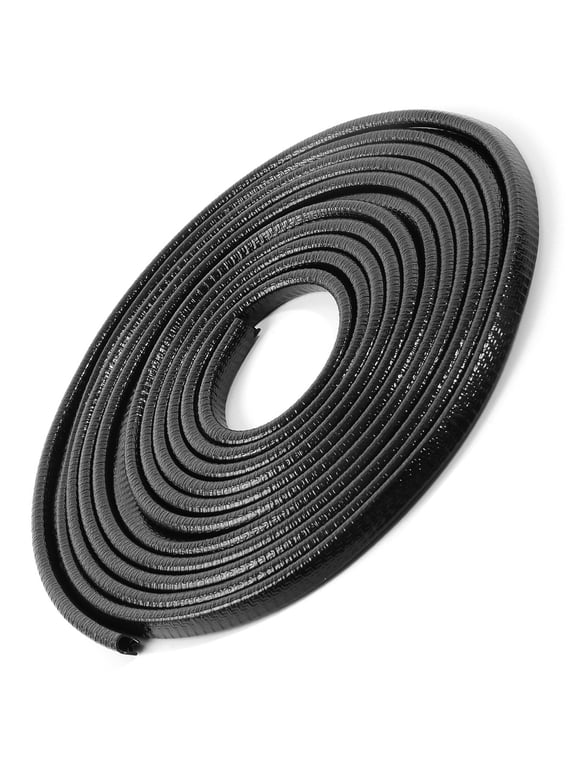 19.7Ft(6M) Door Edge Guard Black Car Door Protector Edge Guards U Shape Rubber Auto Door Trim,Build in Metal Sheet/No Need Adhesive /Easy to Cut Fit for Most Vehicles