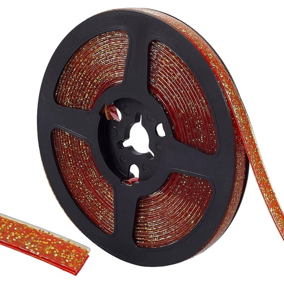 19.7Ft x 0.3" Kitchen Sealing Tape Waterproof Sealant Strip Gold PVC Stain Proof Self Adhesive Bath Caulk Shower Edge Decorative Peel and Stick Roll for DIY Bathroom Floor Wall Corner Protector